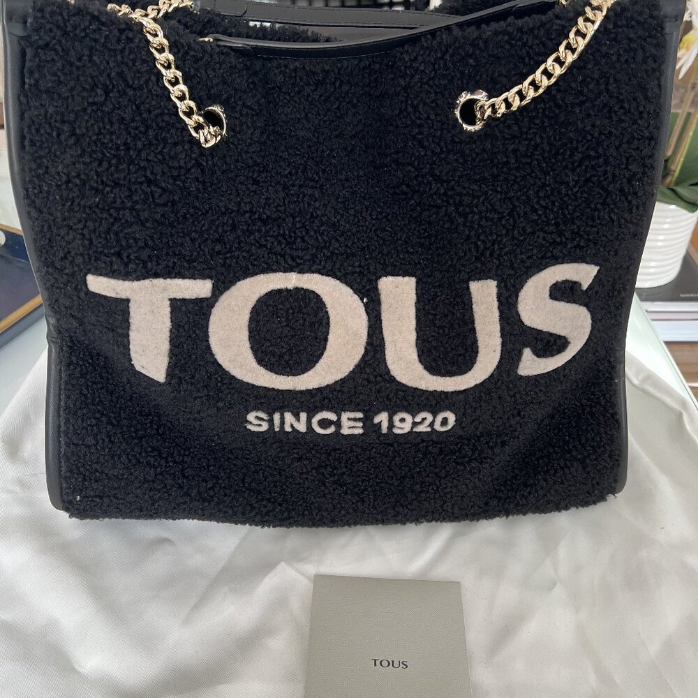 TOUS/Amaya Large Warm Shopping Bag/Large/Black/New